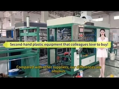 Gebruikte energiebesparende en hogesnelheids vacuümschuimmachine voor kunststof