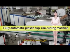 Volledig automatische plastic bekertjes-clim curling machine