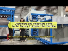 Volledig automatische vacuümvormmachine voor het vormen van zaadbakken van kunststof