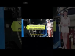 Hoog efficiënte en energiebesparende wegwerpmachine voor het maken van platen en bekers van kunststof