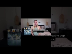 Volautomatische plastic koffiebeker machine