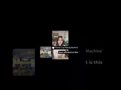 Volautomatische plastic bekermachine met hoge output