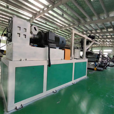 Gebruikte PLC elektrische enkel schroef plastic extrusie machine industriële plastic platen extrusie lijn