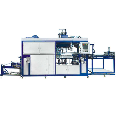 Lunchbox Vacuum Forming Machine 100m3/h Stroomgehalte 0-300°C Temperatuur 1220*710mm Maximale vormingsplaats
