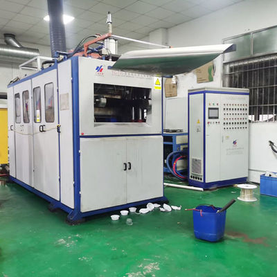 Gebruikte wegwerpbekers van kunststof van hoogwaardige thermovormende machines van kunststof voor levensmiddelen