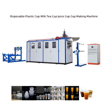 Gebruikte Plastic Tray Thermoforming Machine Handmatige wegwerpbekermachine