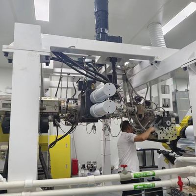 Gebruikte hoge snelheid PET-plastiek-extruder met variabele snelheidsdrijving