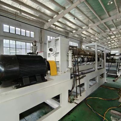 Gebruikte extrudermachine voor kunststof, PP PS, extruder voor plastic verpakkingsplaten