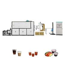 Gebruikte Guangdong machines eetbare koppen maken machine wegwerp koffiebekers plastic koppen maken machine