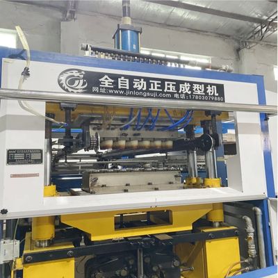 Elektrische waterkoelende thermoformingsmachine voor kunststof met PLC-besturing voor PET-verpakking