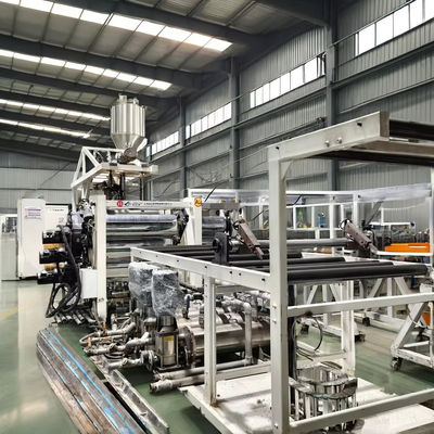 High Capacity Plastic Extruder met op maat gemaakte schroef en matrijs, gecontroleerd door PLC systeem