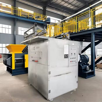 Buttonsysteem Roestvrij staal Plastic Crusher Machine voor het versnipperen en recyclen