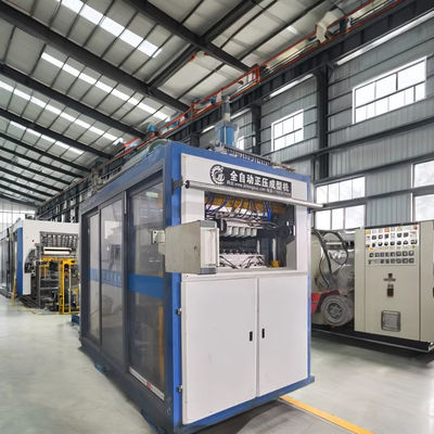Volledig automatische thermoformingsmachine voor kunststoffen Elektrische verwarming PP thermoformingsmachine