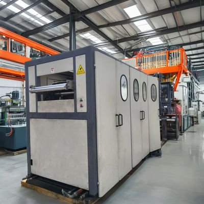 5000 kg Volledig automatische PP/PS-thermoformingsmachine voor kunststof met een maximale vormbreedte van 420 mm