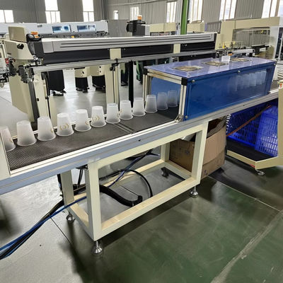 220V/50Hz Cup Printing Machine UV Ink Type PLC Control System Touch Screen Operating Interface