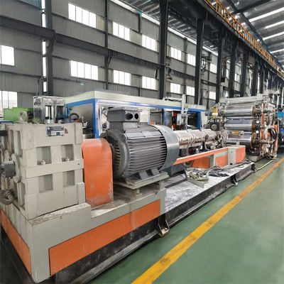 Met watergekoelde high-throughput plastic extrusie machine met aangepaste schroefontwerp
