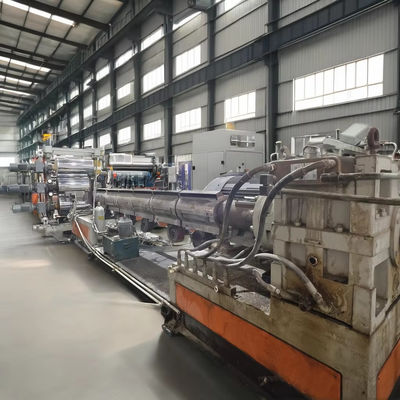 Gebruikte kleine plastic recycling extruder wereldwijde deur-tot-deur installatie en debugging, eenvoudig te bedienen plastic extruder machine