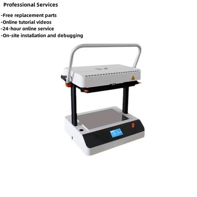 Lichte 10 kg automatische 3D vacuümvormende machine voor kleine kunststofproducten met max.vormende hoogte mm 200 mm