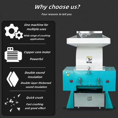 Nieuwe afvalplasticcrusher snel breken effect