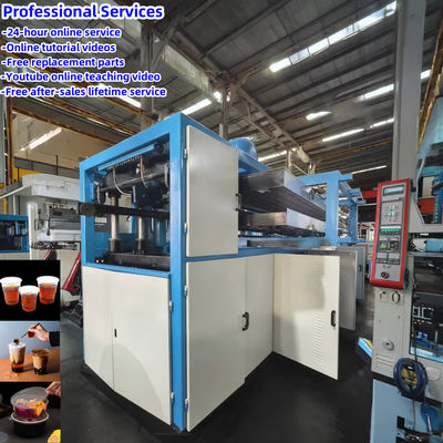 Elektrische verwarming PP/PS Plastic Thermoforming Machine voor het maken van kerst ijsbekers