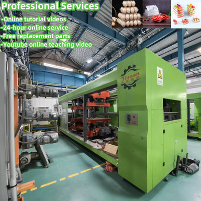Volledig automatische ei Plastic Tray Making Machine Plastic Fruit Boxes Plastic Thermoforming Machine