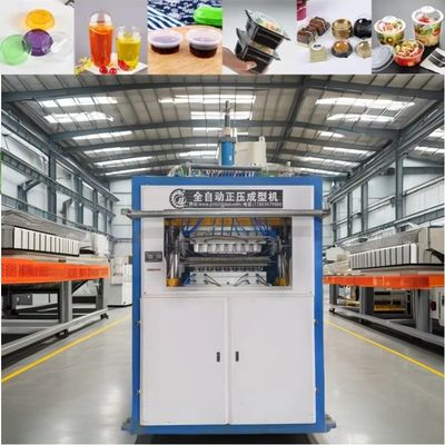 Gebruikte hogesnelheidsautomatische thermoformingsmachine voor bekers 15 kW Verwarming voor PP/PS/PET/HIPS