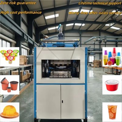 Volledig automatische wegwerpmachine voor het thermovormen van plastic bekers