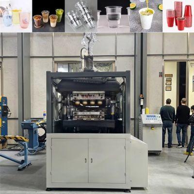 Hoogwaardige prestaties Plastic cup Thermoforming Machine wegwerp plastic cup maken machine