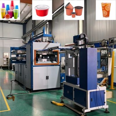 Hoog snelheidsmachine voor het maken van plastic minibekers