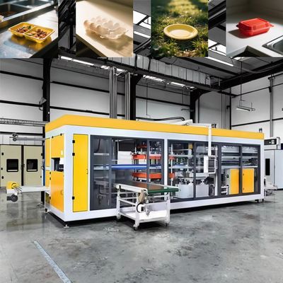 Volautomatische kunststof bakjes thermoformmachine