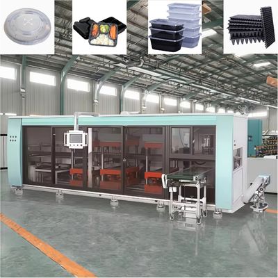 Volautomatische thermoformmachine voor plastic voedselcontainers