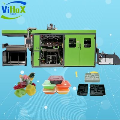 Volautomatische plastic taartdoosmachine Plastic lunchbox-maakmachines