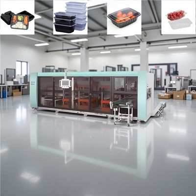 Automatische thermoformmachine voor wegwerpvoedingsmiddelen