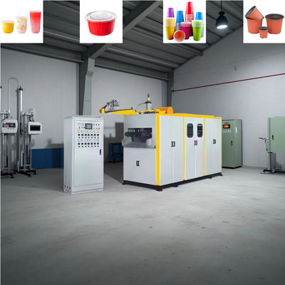 Automatische Plastic Cup Thermoforming Machine voor PP Cups Prijsvriendelijke Plastic Bowl Making Machine Plastic Cup Making Machine